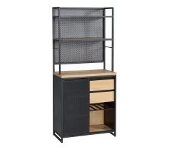 Grosses soldes ⌛ TIME Buffet haut 180 cm BOSTON noir chêne 🌟 11 Grosses soldes ⌛ TIME Buffet haut 180 cm BOSTON noir chêne 🌟 -Promos TIME Magasin 4894223228695 Q