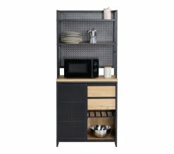 Grosses soldes ⌛ TIME Buffet haut 180 cm BOSTON noir chêne 🌟 15 Grosses soldes ⌛ TIME Buffet haut 180 cm BOSTON noir chêne 🌟 -Promos TIME Magasin 4894223228695 Z2