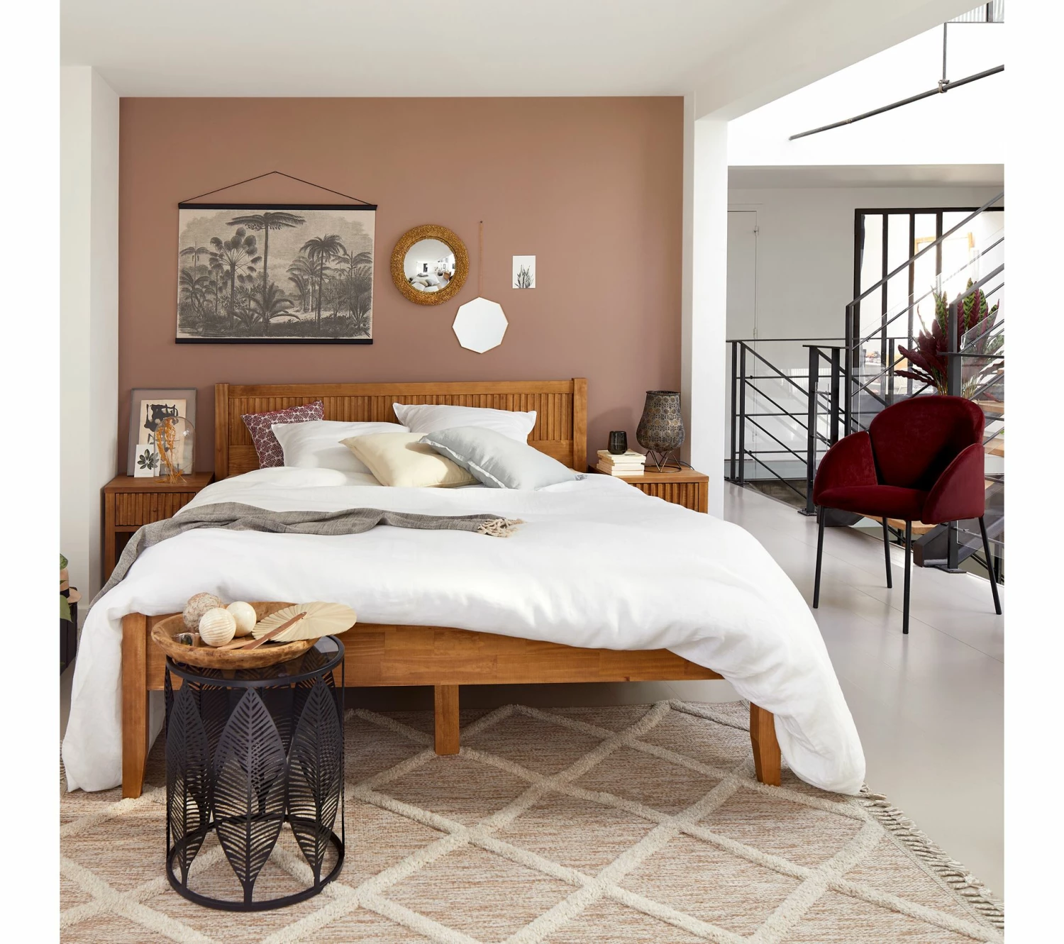 Vente flash 😉 TIME Chaise velours MARTHE pourpre ⭐ 9 Vente flash 😉 TIME Chaise velours MARTHE pourpre ⭐ – Image 7