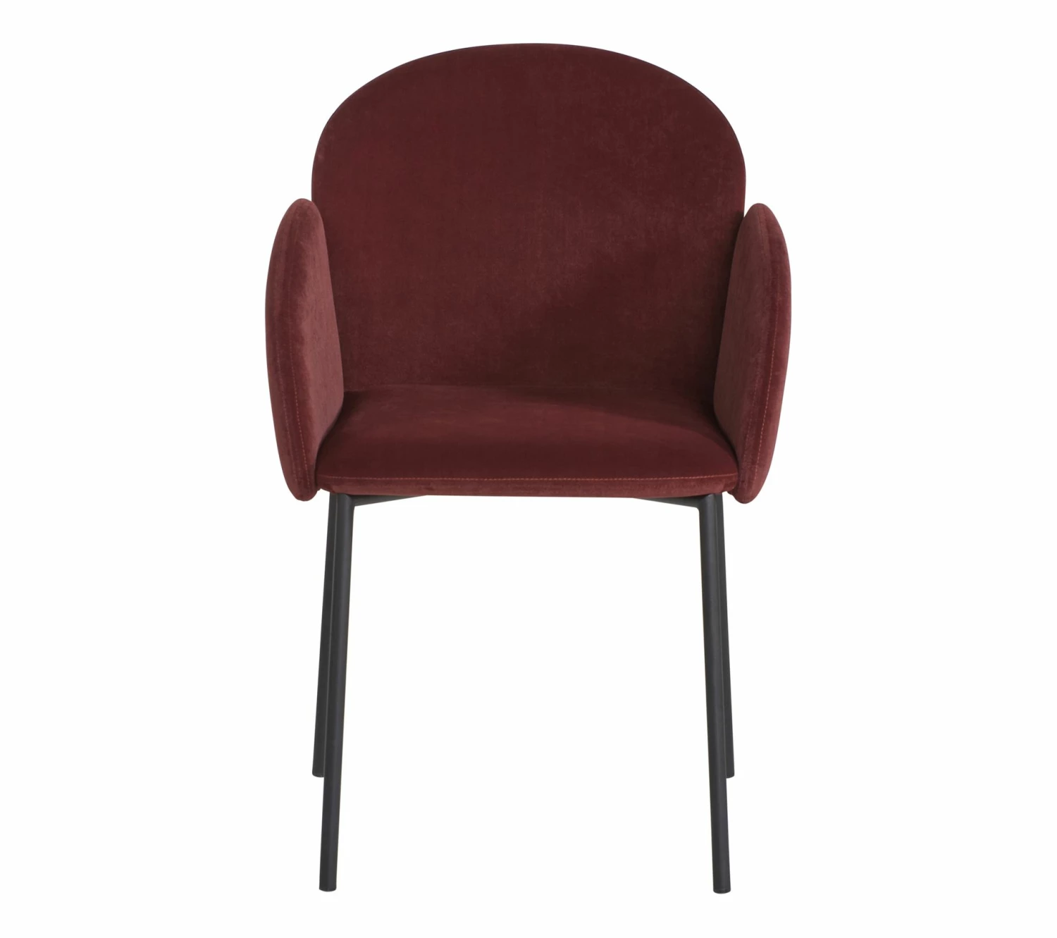 Vente flash 😉 TIME Chaise velours MARTHE pourpre ⭐ 4 Vente flash 😉 TIME Chaise velours MARTHE pourpre ⭐ – Image 2