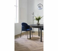 Offres 😀 TIME Chaise velours MARTHE bleu 🌟 -Promos TIME Magasin 4894223229227 AMB9 236640