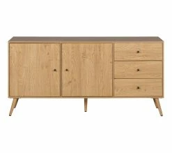 Le moins cher 😉 TIME Buffet COLUMBUS imitation chêne ⌛