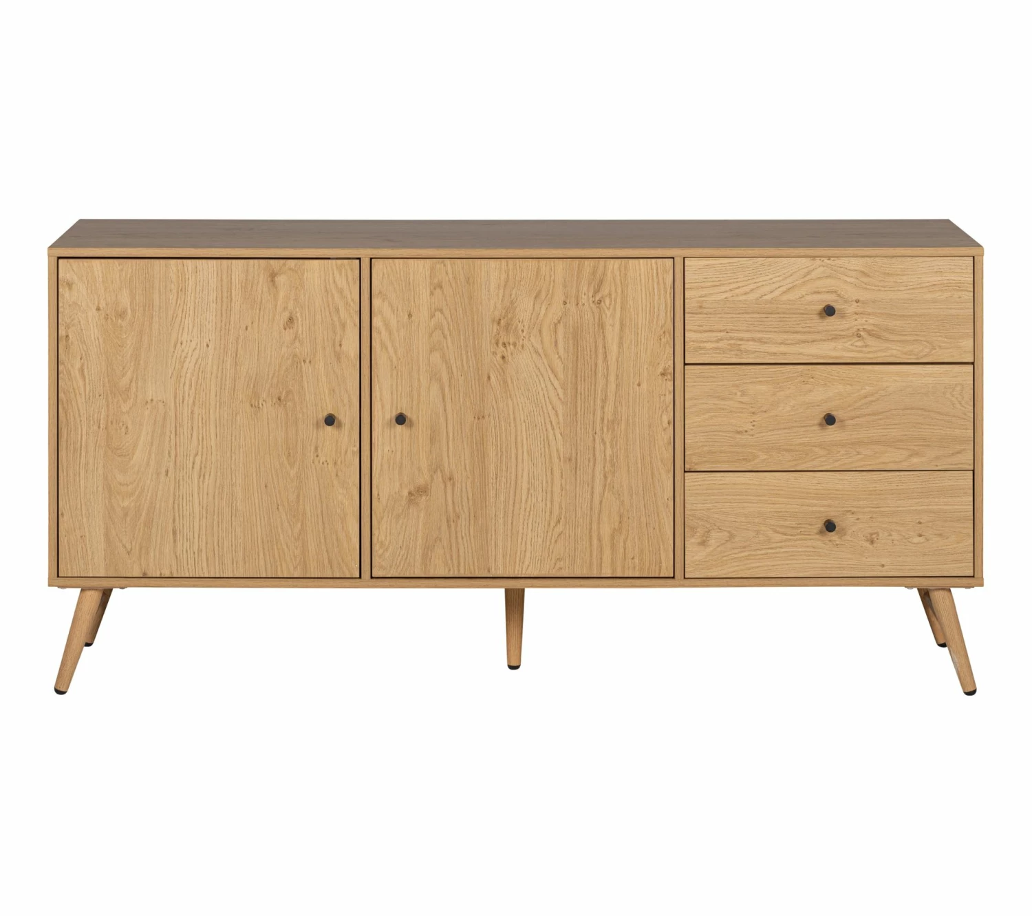 Le moins cher 😉 TIME Buffet COLUMBUS imitation chêne ⌛ 3 Le moins cher 😉 TIME Buffet COLUMBUS imitation chêne ⌛