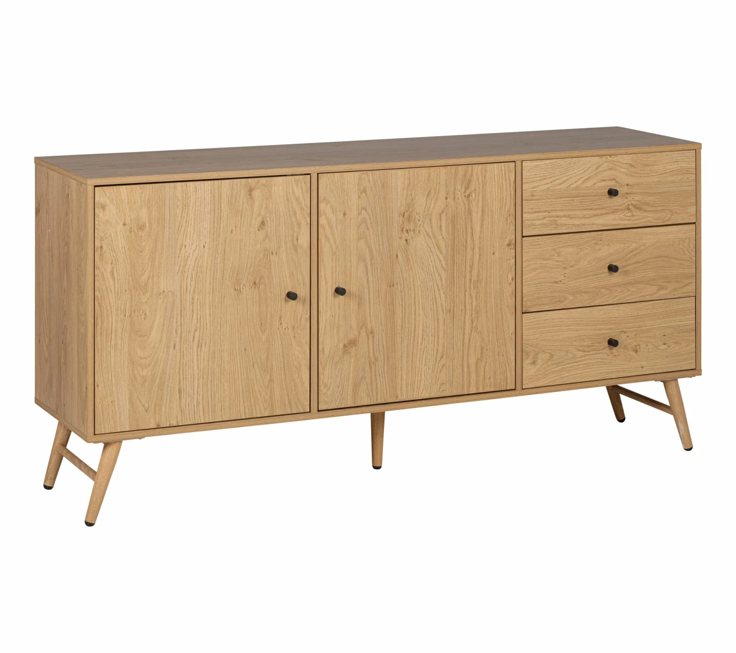 Le moins cher 😉 TIME Buffet COLUMBUS imitation chêne ⌛ 4 Le moins cher 😉 TIME Buffet COLUMBUS imitation chêne ⌛ – Image 2