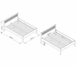 Les meilleures critiques de ✔️ TIME Lit 140x190 cm avec sommier EQUATORIA pin massif 👍 -Promos TIME Magasin 4894223231497 Z1