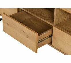 De gros 💯 Long meuble TV L.180 imitation TIME chêne WOODS 🛒 -Promos TIME Magasin 4894223231534 A