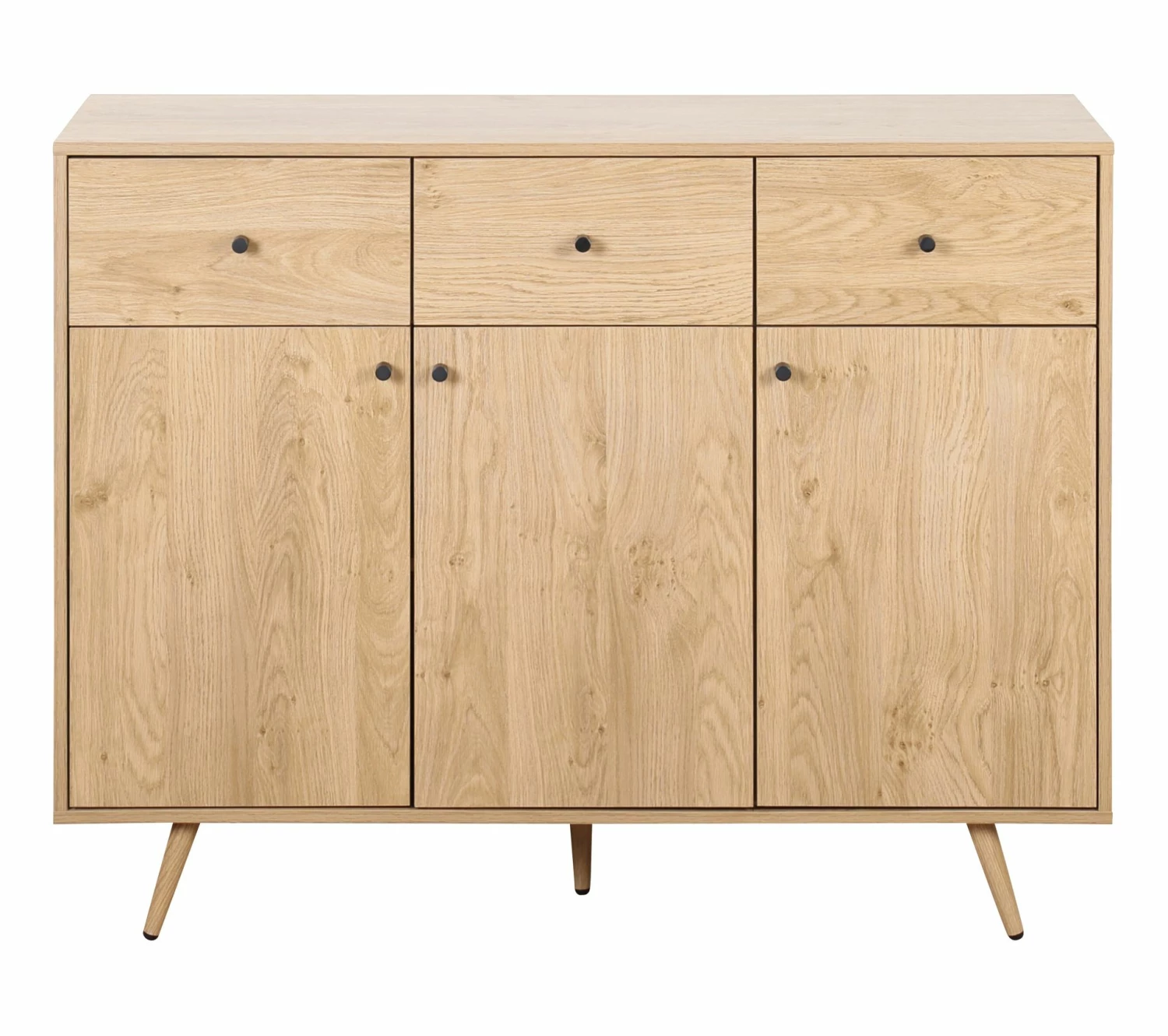 Acheter 🌟 TIME Rangement 3 portes 3 tiroirs COLUMBUS imitation chêne 😉 4 Acheter 🌟 TIME Rangement 3 portes 3 tiroirs COLUMBUS imitation chêne 😉 – Image 2