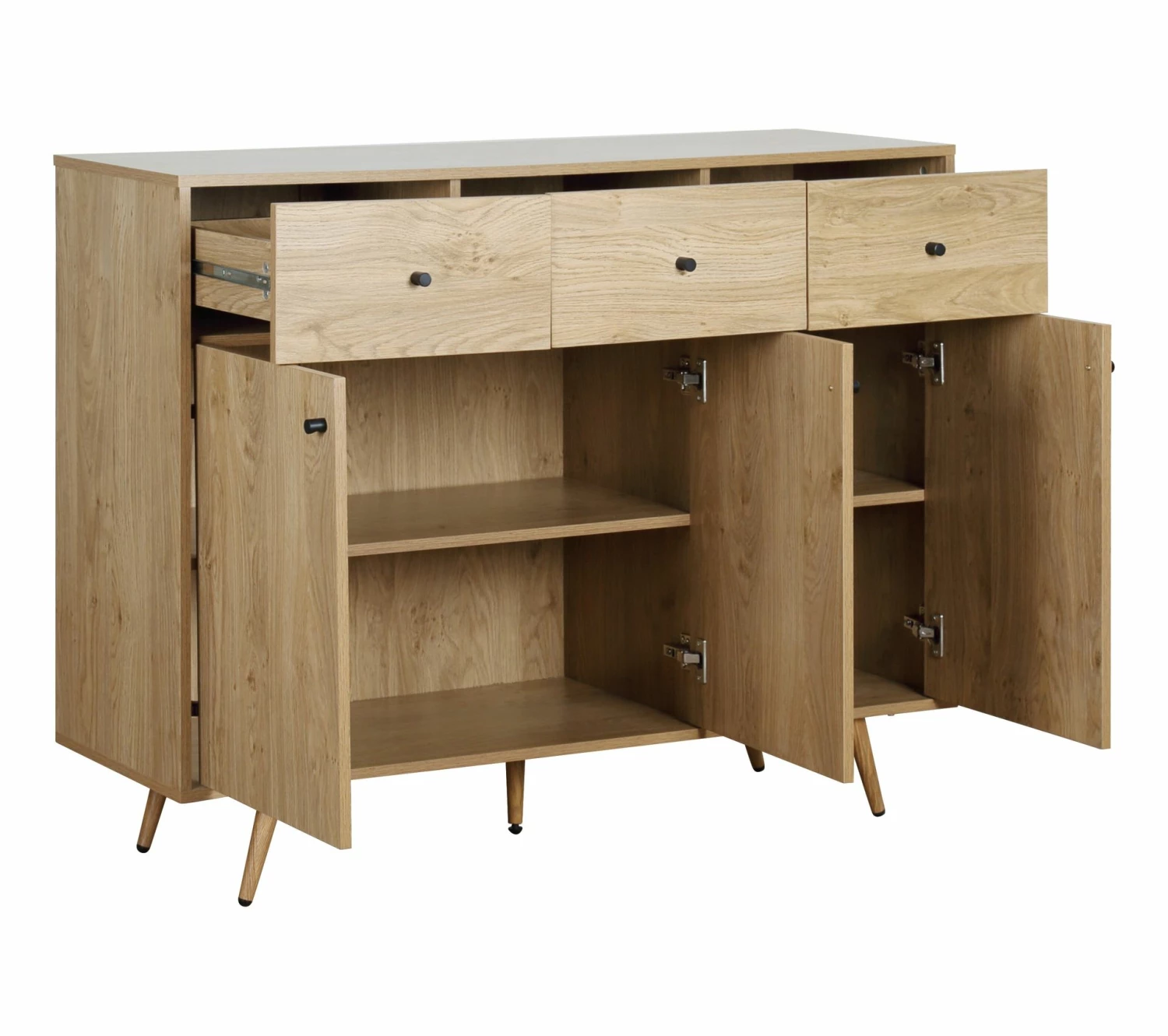 Acheter 🌟 TIME Rangement 3 portes 3 tiroirs COLUMBUS imitation chêne 😉 6 Acheter 🌟 TIME Rangement 3 portes 3 tiroirs COLUMBUS imitation chêne 😉 – Image 4