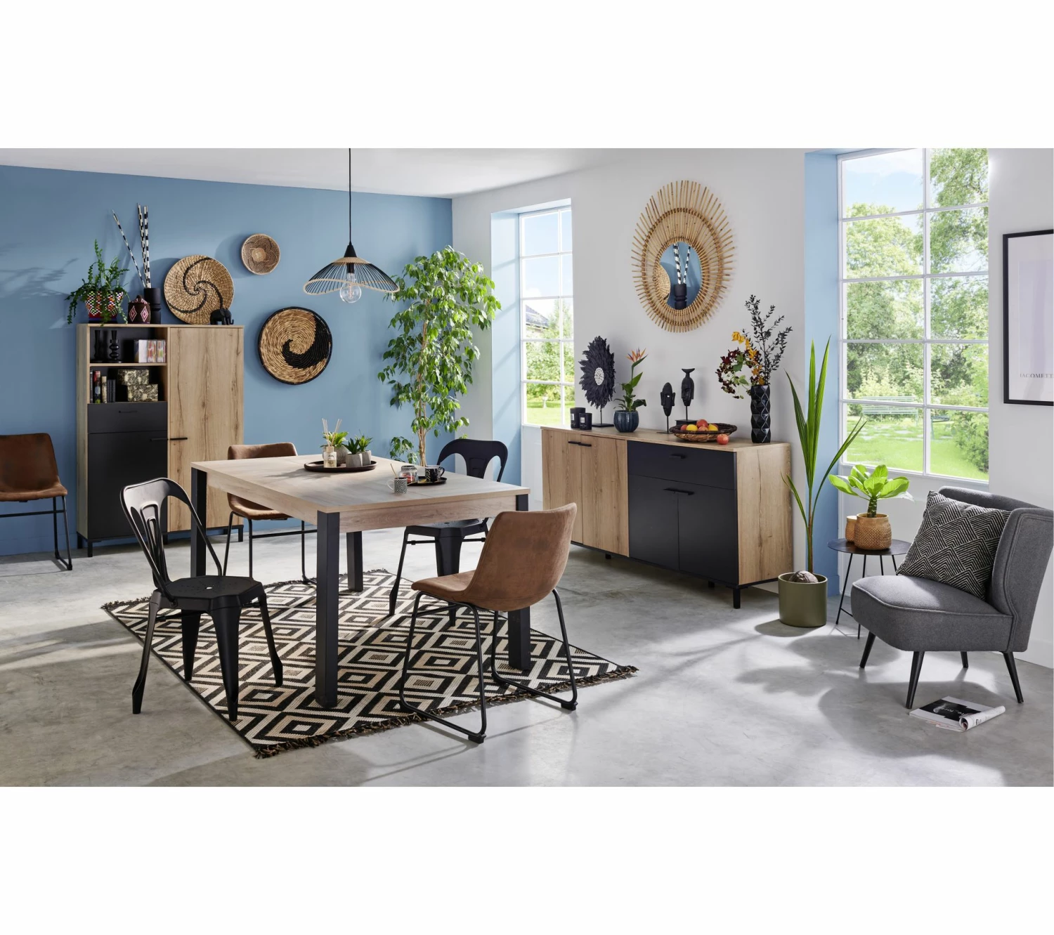 Le moins cher 😀 TIME Tapis 120x170 cm VIAGGIO Noir 😀 10 Le moins cher 😀 TIME Tapis 120x170 cm VIAGGIO Noir 😀 – Image 8