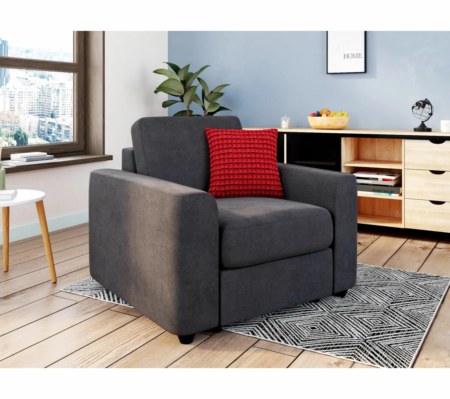 Promo ❤️ TIME Tapis 120x170cm TOLGA Noir et blanc ⌛ 6 Promo ❤️ TIME Tapis 120x170cm TOLGA Noir et blanc ⌛ – Image 4