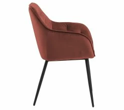 Meilleure affaire 🔥 TIME chaise velours BROOKE corail 👏 -Promos TIME Magasin 5713941114631 Z2