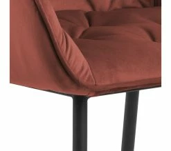 Meilleure affaire 🔥 TIME chaise velours BROOKE corail 👏 -Promos TIME Magasin 5713941114631 Z3