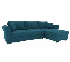 Les meilleures critiques de 👏 TIME Canapé convertible méridienne réversible CASABLANCA tissu Bergamo bleu pétrole 86 💯 -Promos TIME Magasin 5907690901554 Q