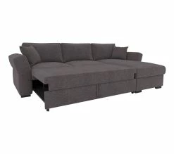 Meilleur prix 🎁 TIME Canapé convertible méridienne réversible CASABLANCA tissu Enjoy marron glacé 5 🛒 -Promos TIME Magasin 5907690901677 VO