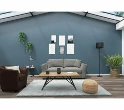 Promo 🔥 TIME Canapé 3 places CASABLANCA tissu Apache gris 3 🤩