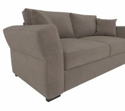 De gros 😀 TIME Canapé 3 places CASABLANCA tissu Apache taupe 13 🎉 -Promos TIME Magasin 5907690901790 D