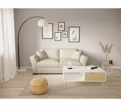 Les meilleures critiques de 🌟 TIME Canapé 3 places CASABLANCA tissu Apolo sable 9 🤩