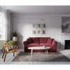 Acheter ⌛ TIME Canapé 3 places CASABLANCA tissu Bella bordeaux 💯
