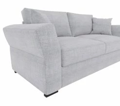 Budget 😀 TIME Canapé 3 places CASABLANCA tissu Bergamo gris clair 90 😉 -Promos TIME Magasin 5907690901981 D