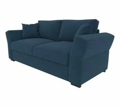 Offres 🌟 TIME Canapé 3 places CASABLANCA tissu Malmo bleu 81 ⌛ -Promos TIME Magasin 5907690902124 P