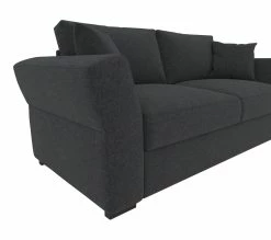 Coupon 🔔 TIME Canapé 3 places CASABLANCA tissu Malmo noir 96 ⌛ -Promos TIME Magasin 5907690902148 D