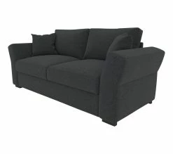 Coupon 🔔 TIME Canapé 3 places CASABLANCA tissu Malmo noir 96 ⌛ -Promos TIME Magasin 5907690902148 P