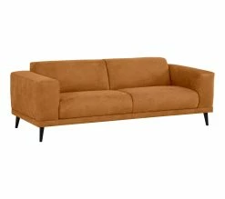 Promo 🧨 TIME Canapé 3 places OSLO tissu Apache cognac 10 😉 -Promos TIME Magasin 5907690917869 Q