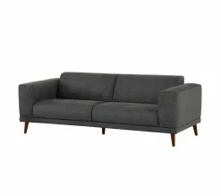 Coupon 🔔 TIME Canapé 3 places pieds bois OSLO tissu crown ébène 🎁 -Promos TIME Magasin 5907690927059 P