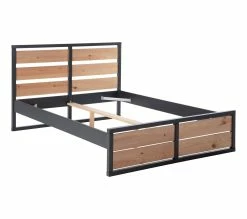 Bon marché 😀 TIME Lit 140x190 cm ARTHUR anthracite et pin massif ⌛ -Promos TIME Magasin 8435178385246 Z2