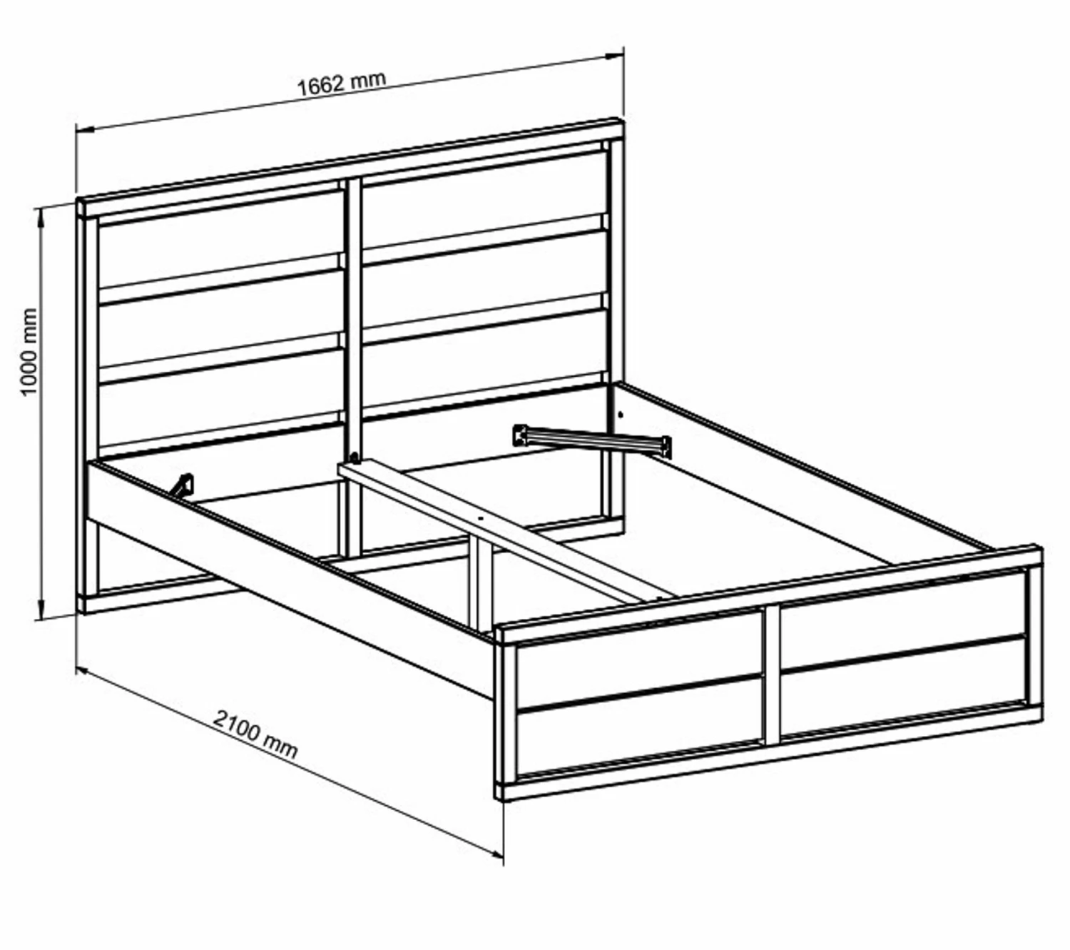 Tout neuf ❤️ TIME Lit 160x200 cm ARTHUR anthracite et pin massif ⭐ 9 Tout neuf ❤️ TIME Lit 160x200 cm ARTHUR anthracite et pin massif ⭐ – Image 7